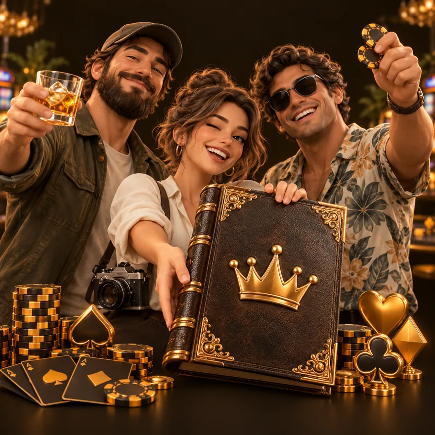 Ornate royal book — Uptown Pokies