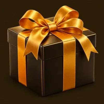 Ribboned gift box — Uptown Pokies