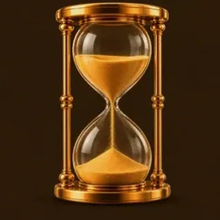 Ornate hourglass — Uptown Pokies