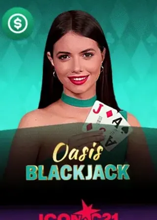 Oasis Blackjack live game cover