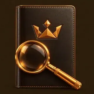 Passport magnifying glass — Uptown Pokies