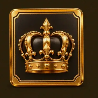 Crown emblem card — Uptown Pokies