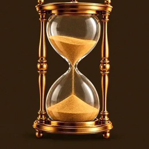 Ornate hourglass — Uptown Pokies