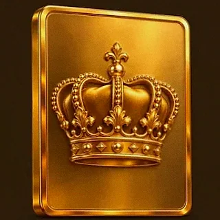 Royal crown plaque — Uptown Pokies