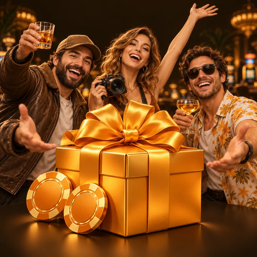 Casino gift box — Uptown Pokies
