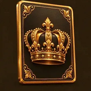 Royal crown card — Uptown Pokies