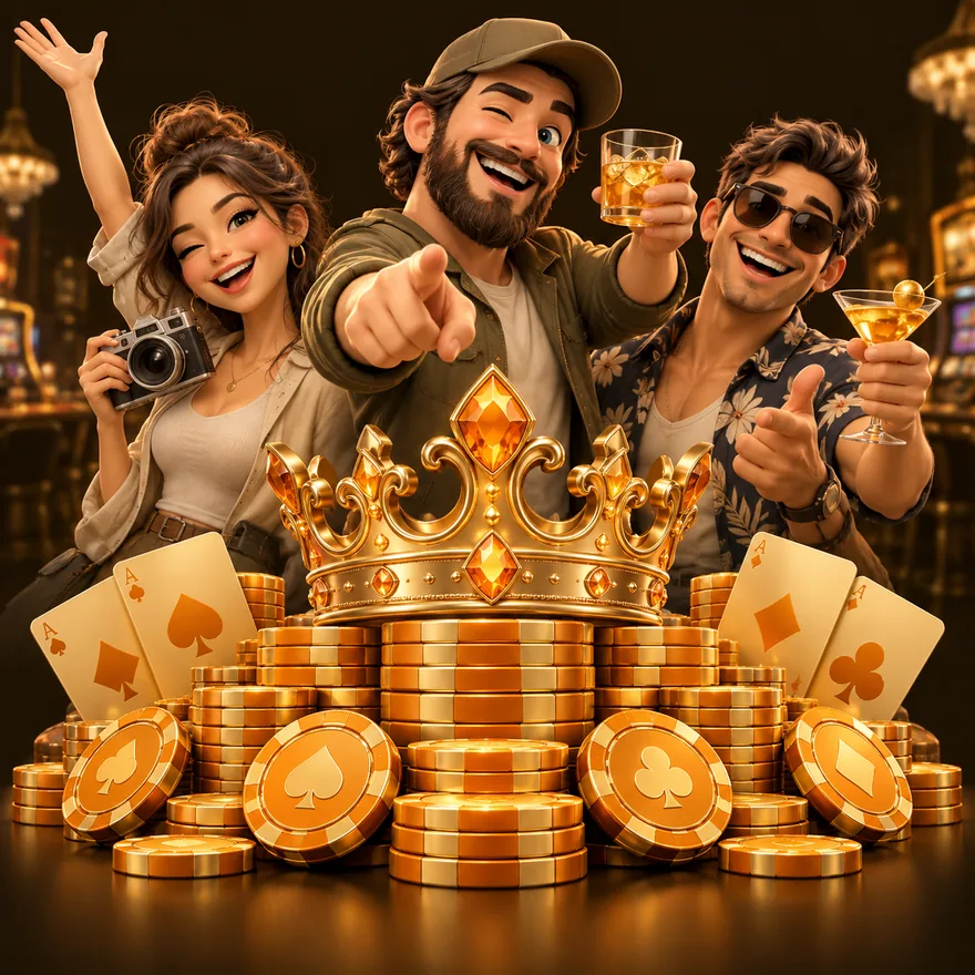 Jeweled royal crown — Uptown Pokies