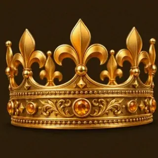 Ornate royal crown — Uptown Pokies