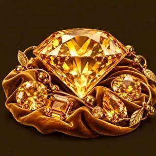 Faceted diamond gemstone — Uptown Pokies