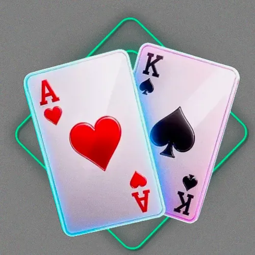 Ace and king playing cards